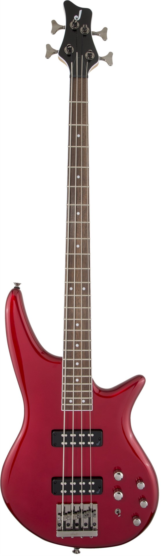 An image of Jackson JS3 Spectra Metallic Red Bass Guitar | PMT Online