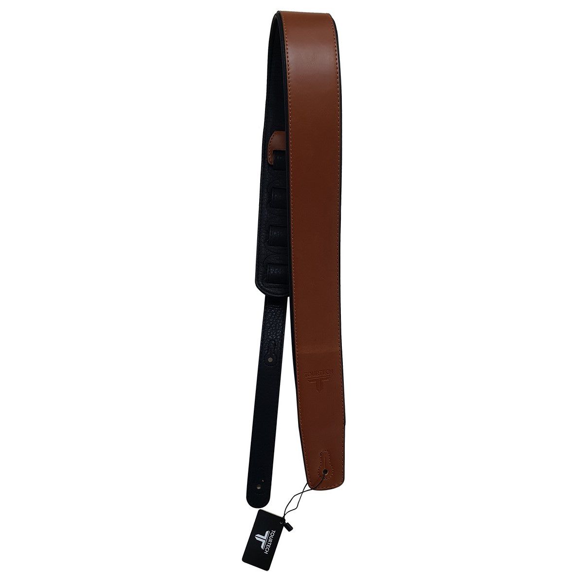 An image of TOURTECH Guitar Strap Brown - Gift for a Guitarist | PMT Online