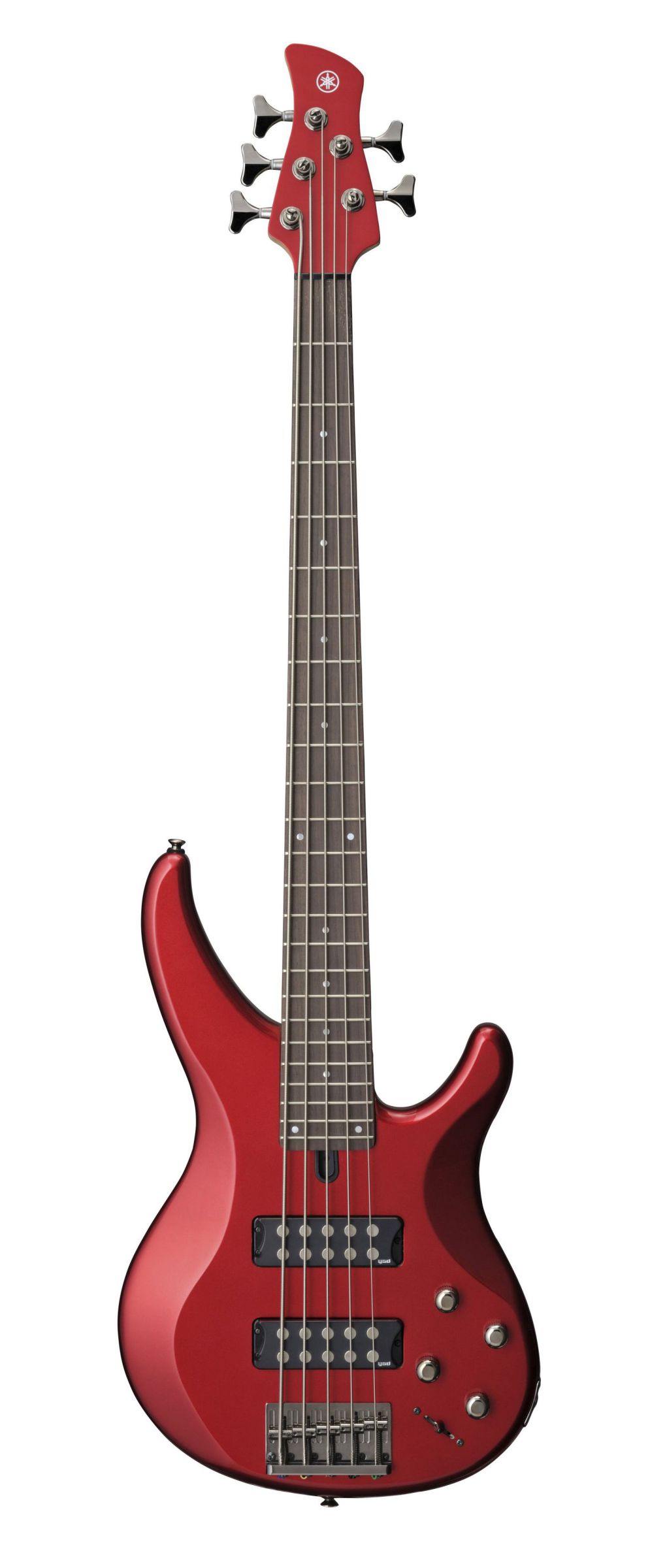 An image of Yamaha TRBX305 5 String Bass Guitar Candy Apple Red | PMT Online