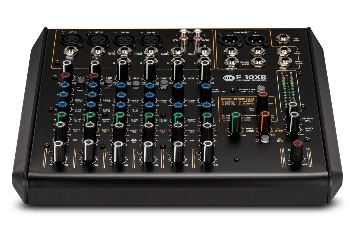 An image of B-Stock RCF F10XR 10-Channel Studio Mixing Console | PMT Online