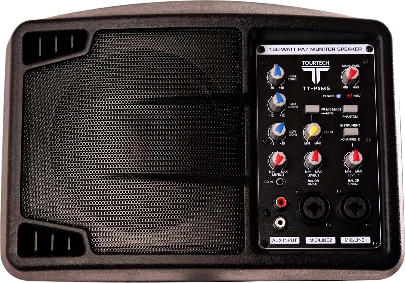 An image of TOURTECH PSM5 Portable Active PA Monitor Speaker | PMT Online