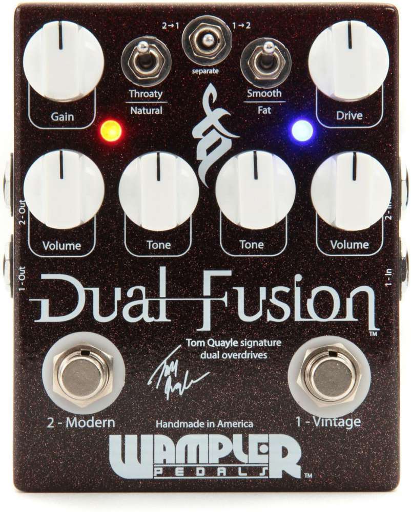 An image of Wampler Tom Quayle Dual Fusion Overdrive Pedal | PMT Online