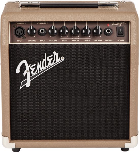 An image of Fender Acoustasonic 15, Acoustic Guitar Amplifier Combo