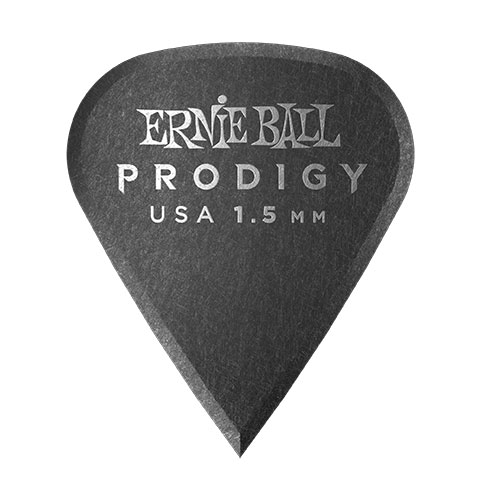 An image of Ernie Ball Prodigy Sharp 1.5mm Guitar Picks (Pack of 6)