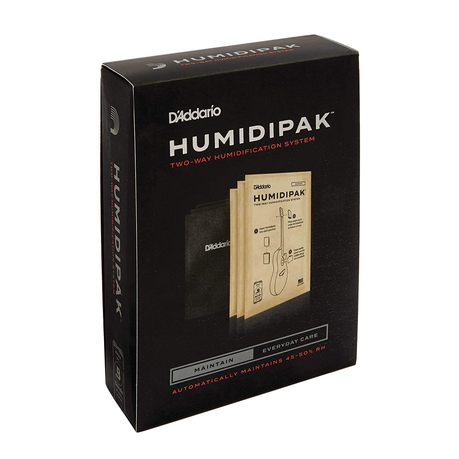 An image of D'Addario Humidipak Automatic Humidity Control System - Gift for a Guitarist | P...
