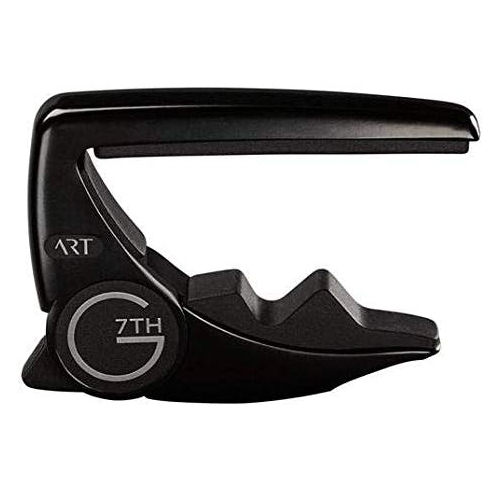 An image of G7th Capo Performance 3 Steel String Guitar Black | PMT Online