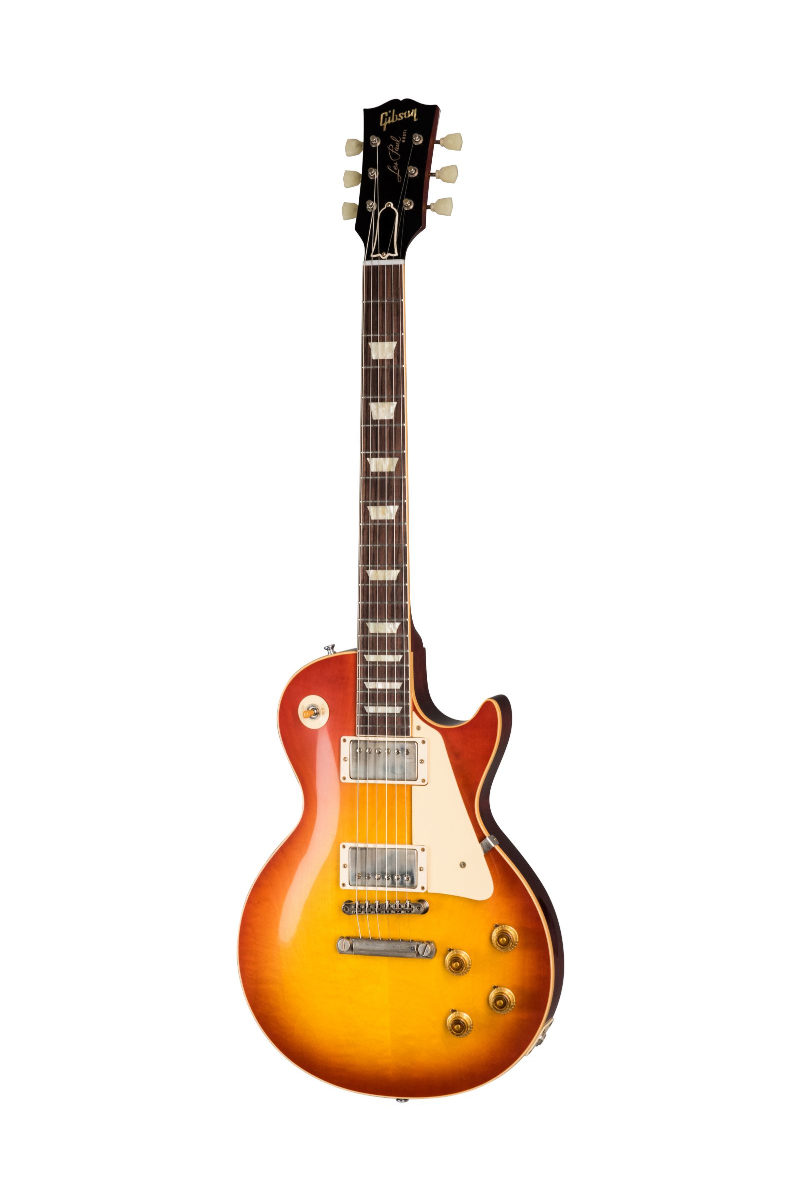 An image of Gibson 1958 Les Paul Standard Reissue VOS Washed Cherry Sunburst | PMT Online
