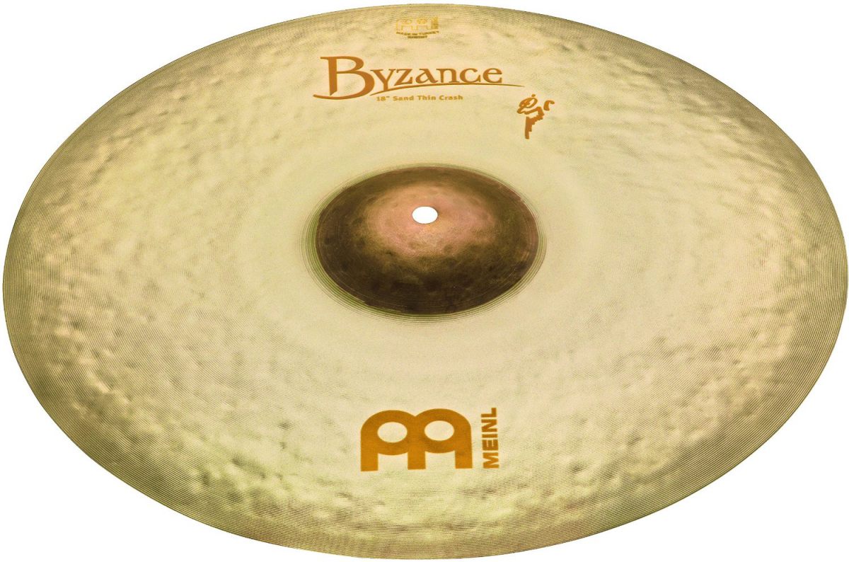 An image of Meinl Byzance Vintage 18 inch Thin Sand Crash Cymbal | PMT Online
