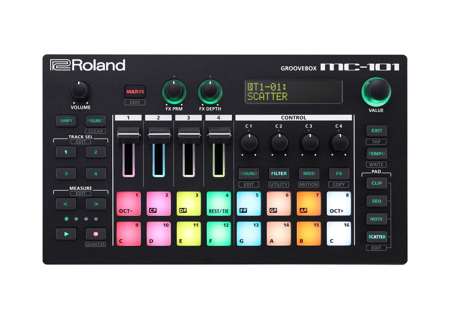 An image of Roland MC-101 Groovebox | PMT Online