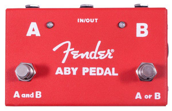 An image of Fender ABY 2 Button Foot Switch Red | PMT Online