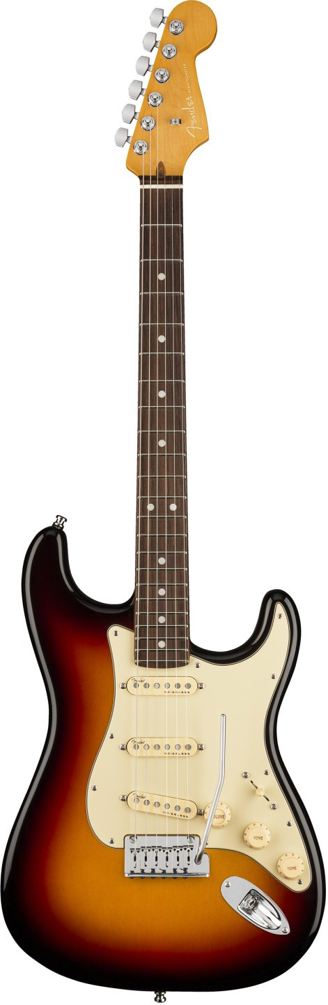 An image of Fender American Ultra Stratocaster, RW, Ultraburst | PMT Online