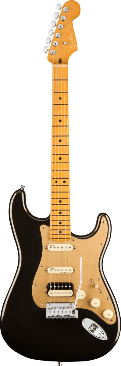 An image of Fender American Ultra Stratocaster HSS, MN, Texas Tea | PMT Online