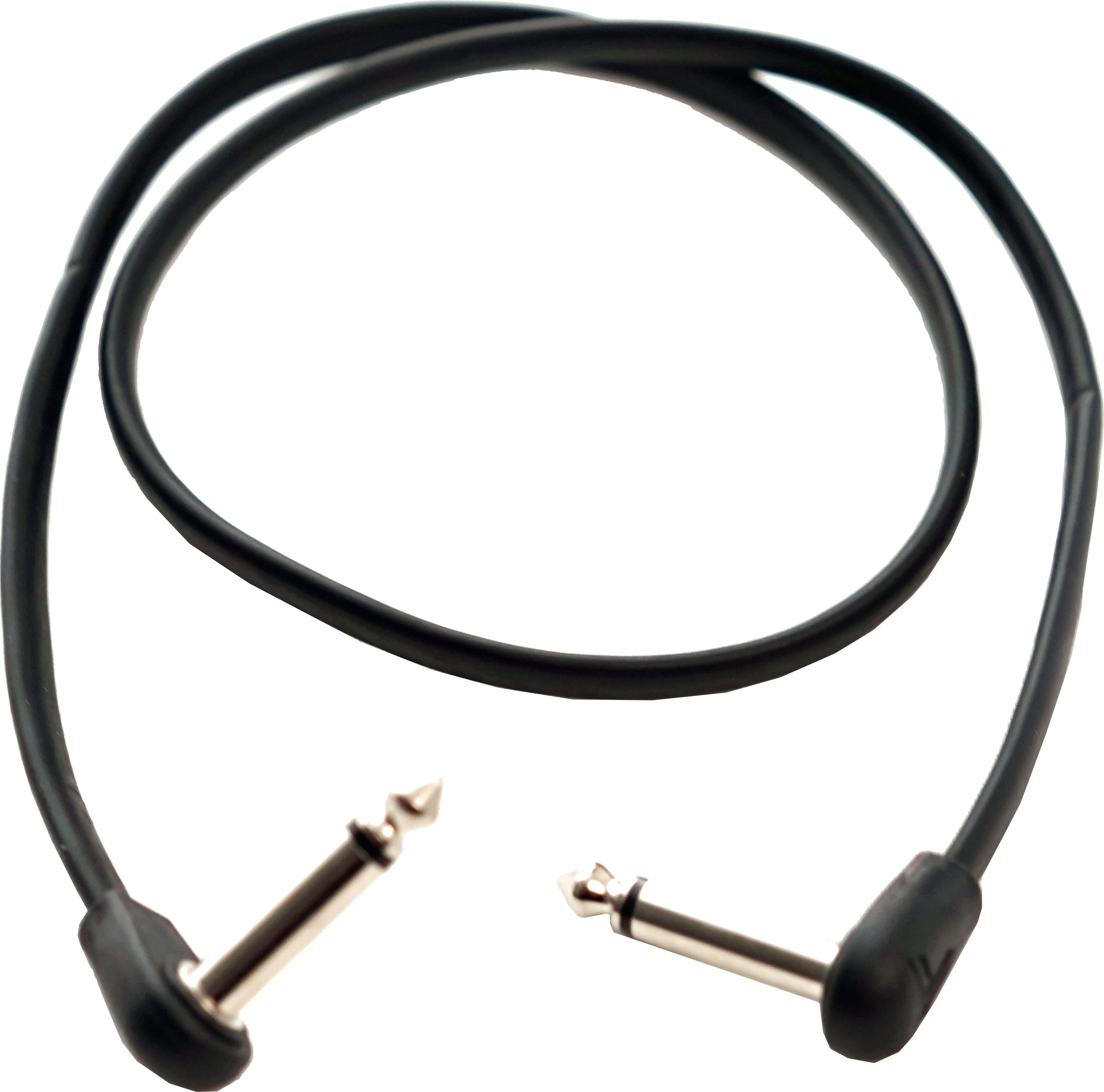 An image of Guitar Patch Cable - TourTech Flat Right Angled Patch Cable, 60cm | PMT Online