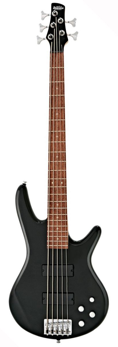 An image of Ibanez GSR205 GIO 5-String Bass Guitar Black | PMT Online