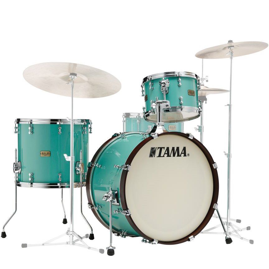 An image of Tama SLP Fat Spruce 3-Piece Shell Pack Turquoise