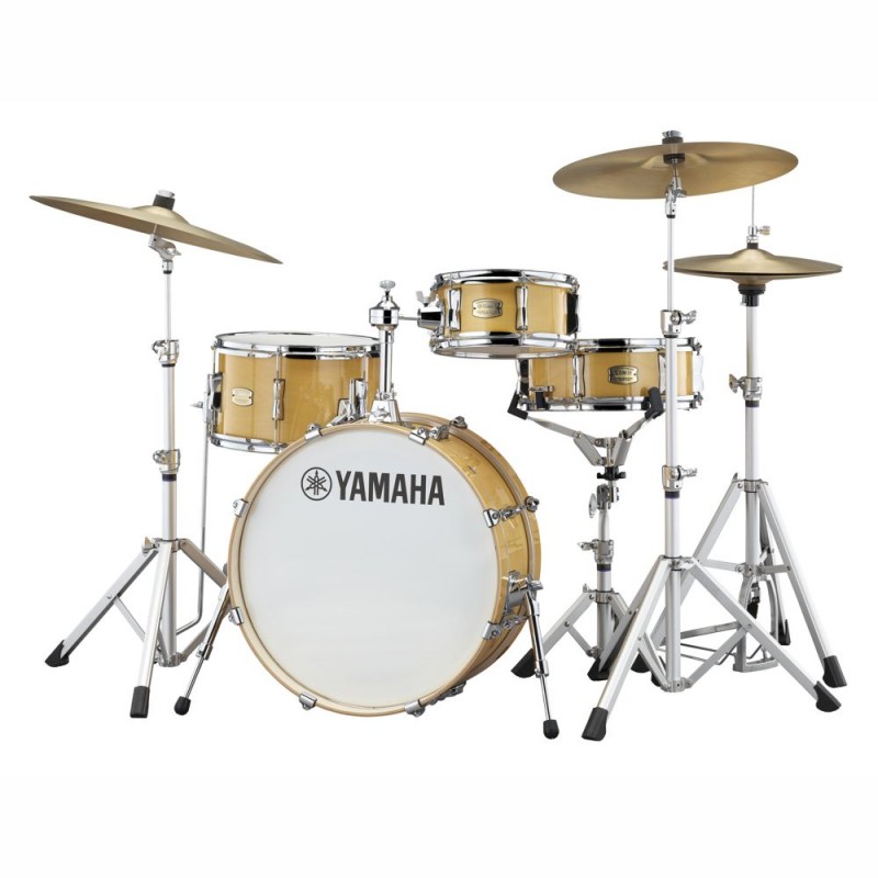 An image of Yamaha Stage Custom Hip 20" Shell Pack, Natural Wood | PMT Online