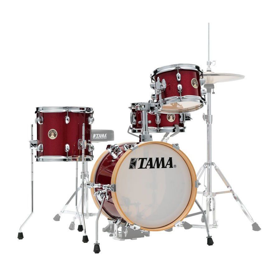 An image of Tama Club-Jam Flyer 4-Piece Drum Kit, Candy Apple Mist