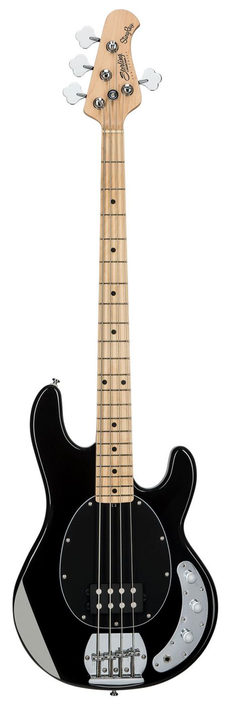 An image of Sterling By Music Man SubRay4 Electric Bass, Black | PMT Online
