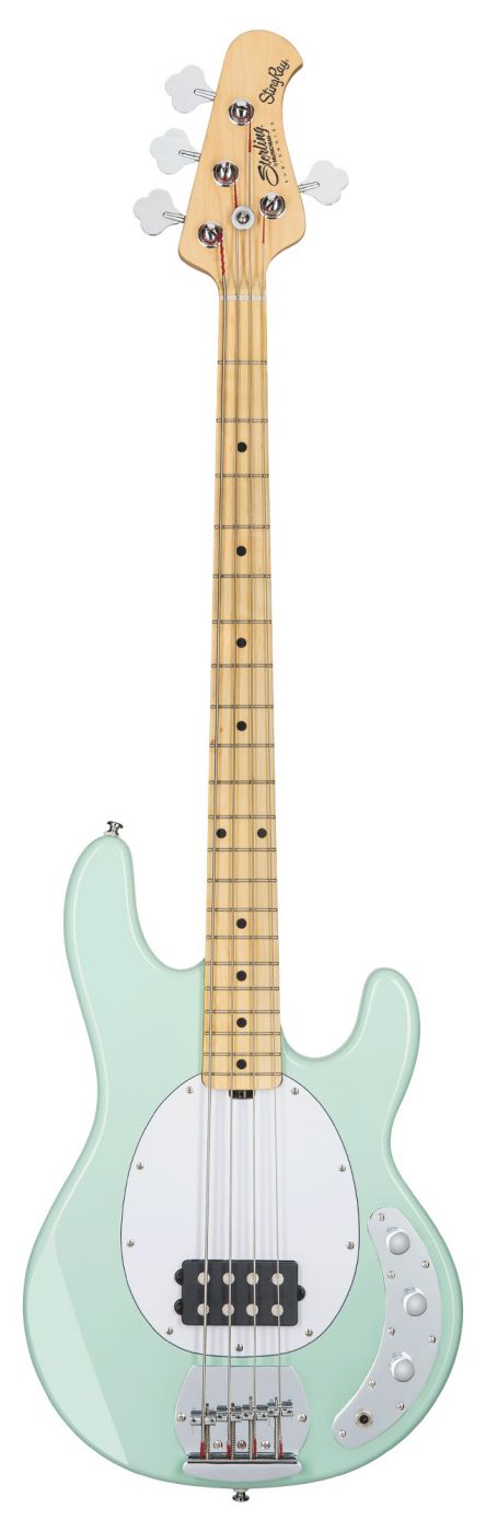 An image of Sterling By Music Man SUB Ray4 Electric Bass, Mint Green | PMT Online