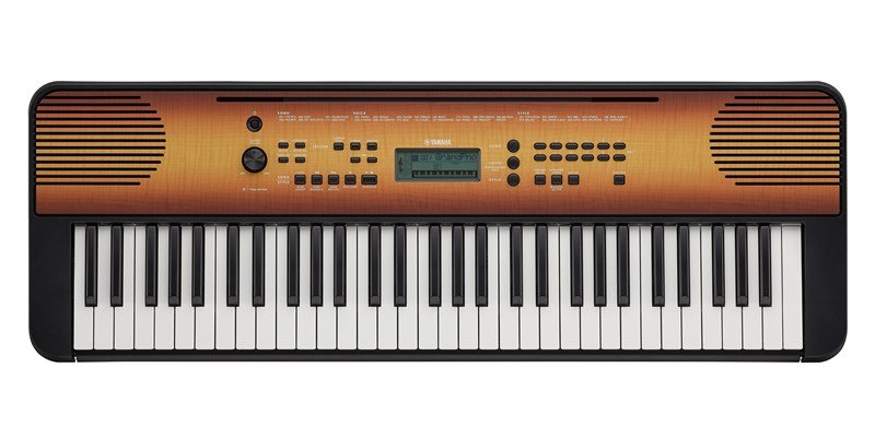 An image of Yamaha PSR-E360 Portable Keyboard Maple | PMT Online