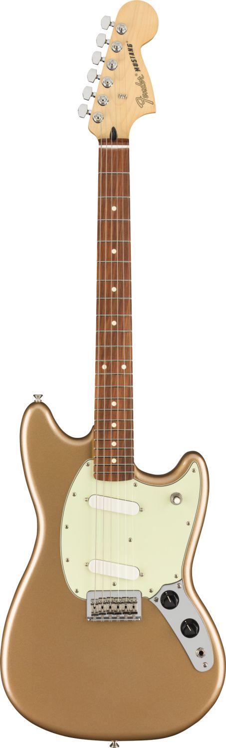 An image of Fender Mustang PF Firemist Gold | PMT Online