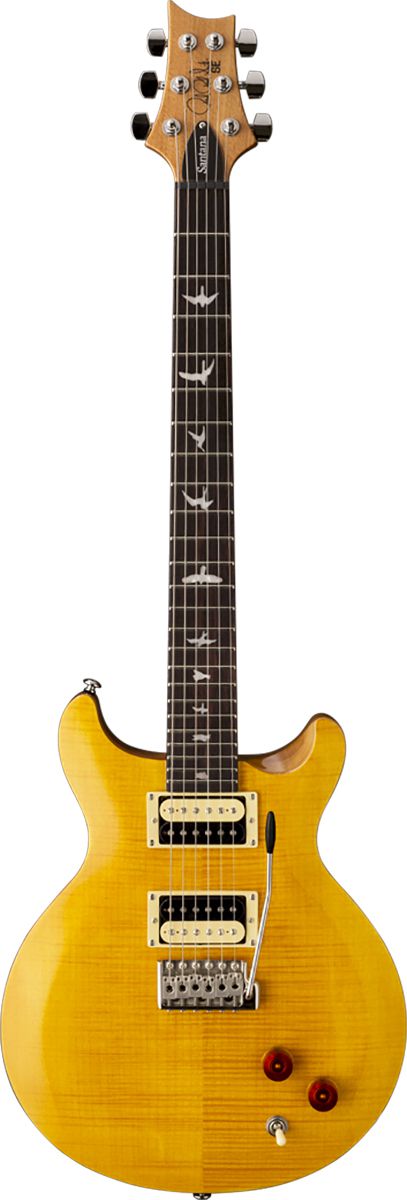 An image of PRS SE Santana Electric Guitar, Santana Yellow | PMT Online
