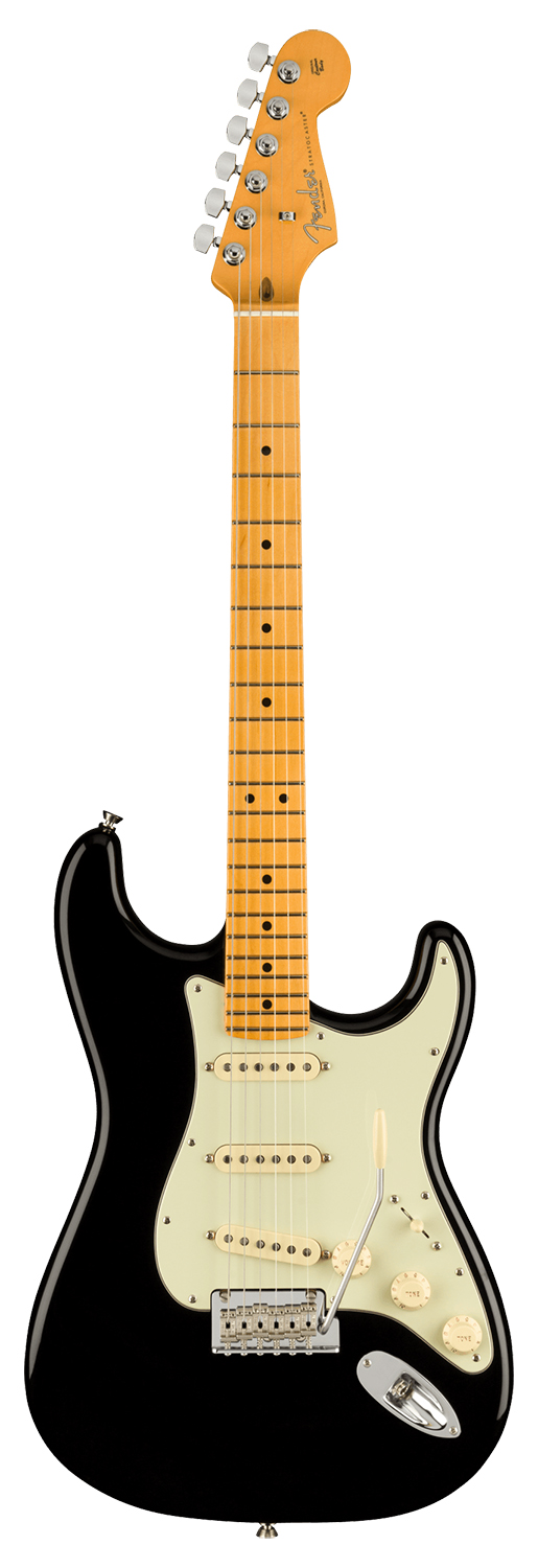 An image of Fender American Professional II Stratocaster MN, Black | PMT Online