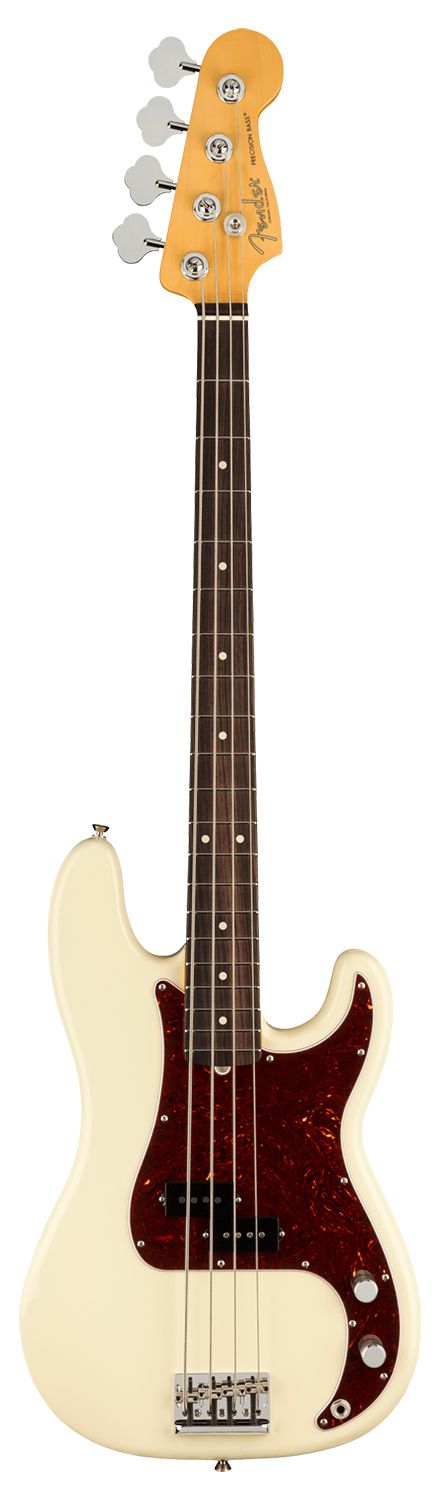 An image of Fender American Professional II Precision Bass RW, Olympic White | PMT Online