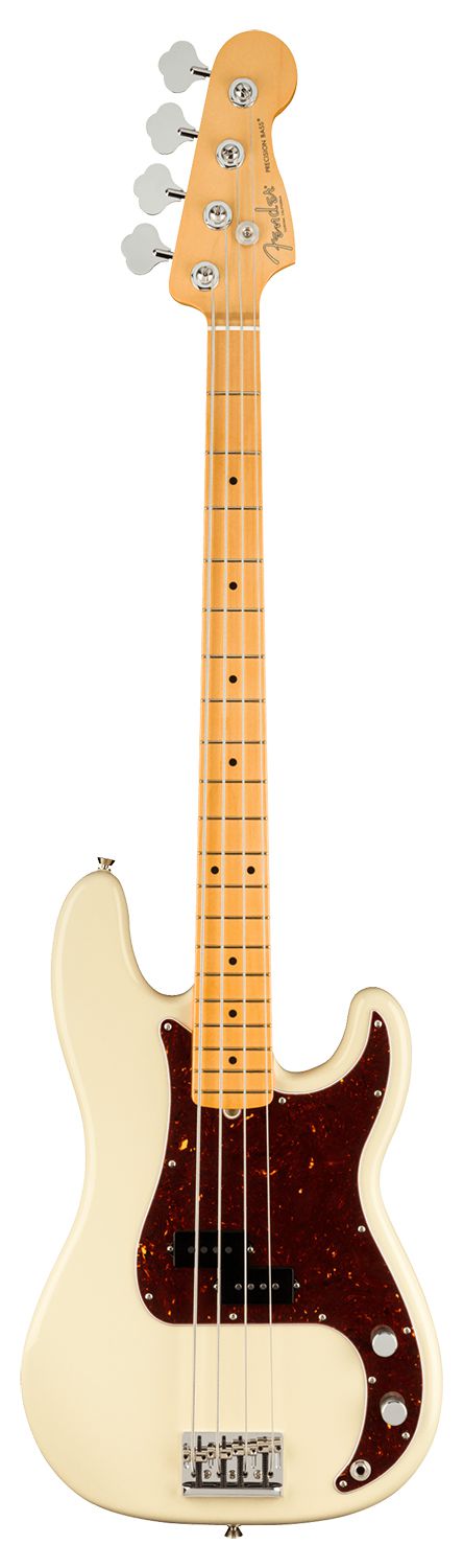 An image of Fender American Professional II Precision Bass MN, Olympic White | PMT Online