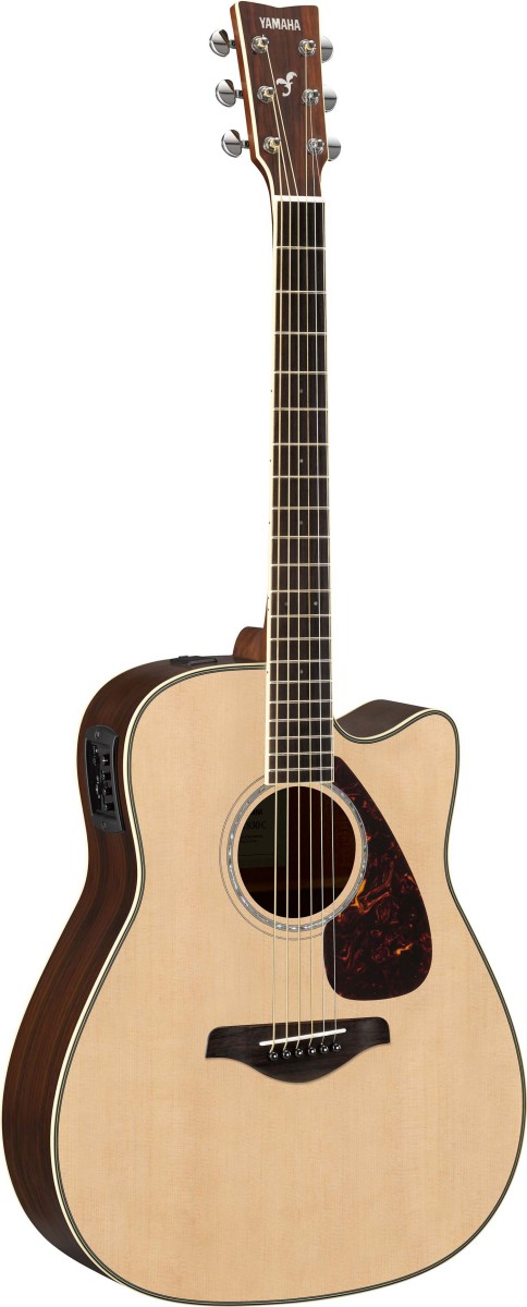 An image of Yamaha FGX830C Electro Acoustic in Natural | PMT Online