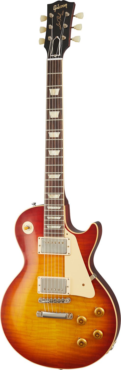 An image of Gibson 1959 Les Paul Standard Reissue VOS, Washed Cherry Sunburst | PMT Online