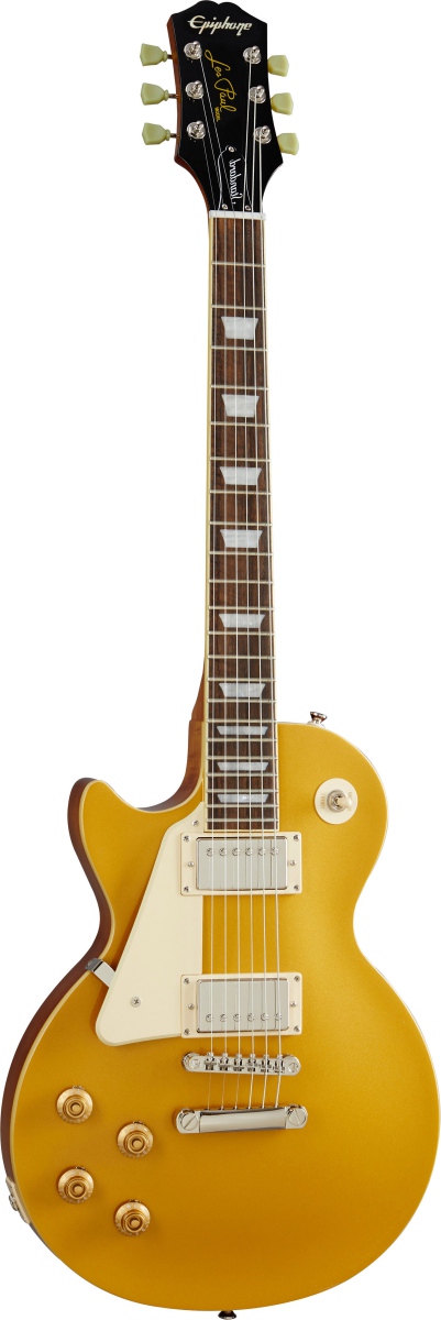 An image of Epiphone Les Paul Standard 50s Left Handed Metallic Gold 