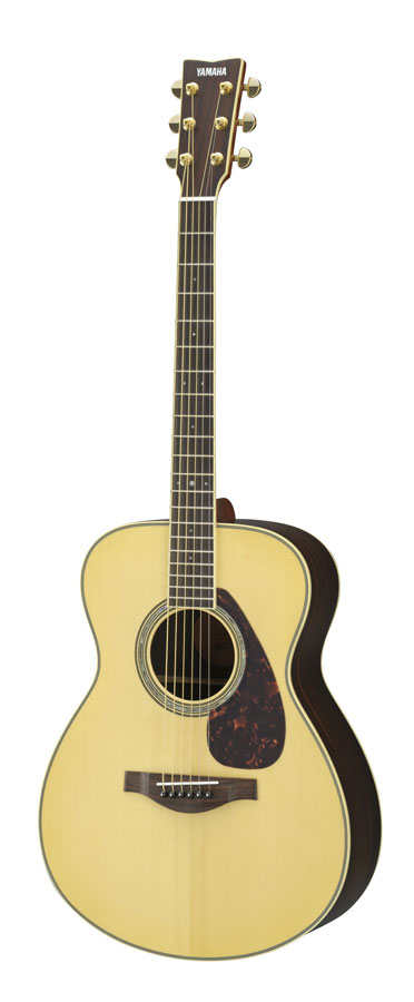 An image of Yamaha LS6 ARE Electro Acoustic Guitar, Natural | PMT Online