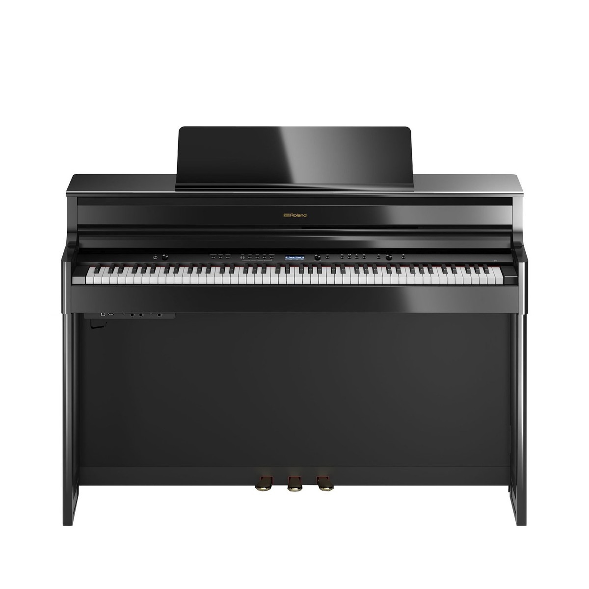 An image of Roland HP704 Digital Piano Polished Ebony  | PMT Online