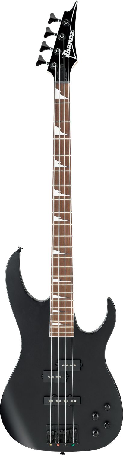 An image of Ibanez RGB300-BKF Rgb Series 4-String Electric Bass Guitar Black Flat | PMT Onli...