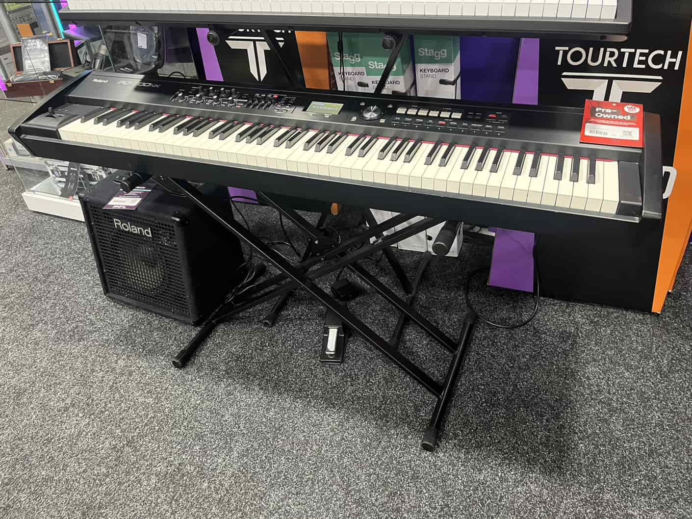 An image of Pre-Owned Roland RD700NX 88 Note Stage Piano (049378) | PMT Online