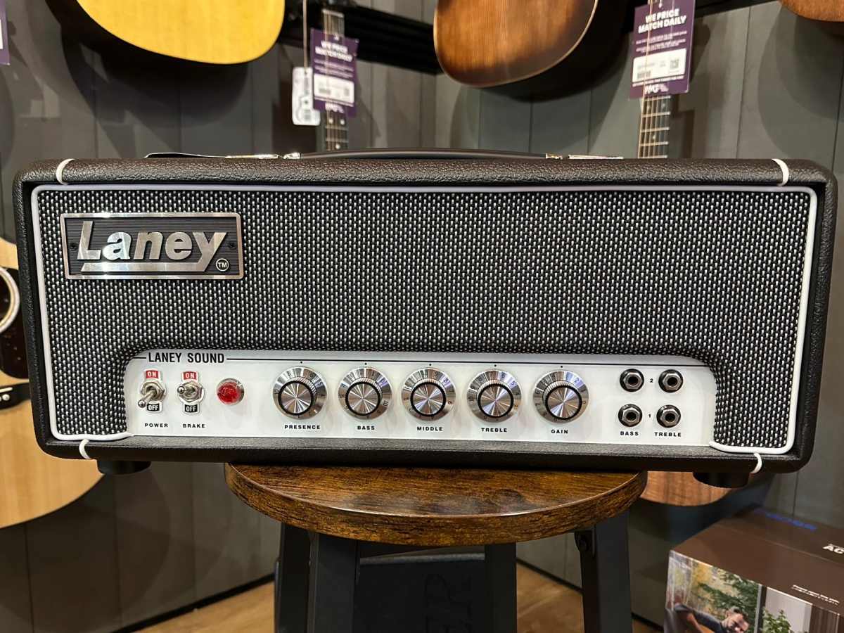 An image of Pre-Owned Laney LA-Studio Amp Head w Two Notes Torpedo Module (044934) | PMT Onl...