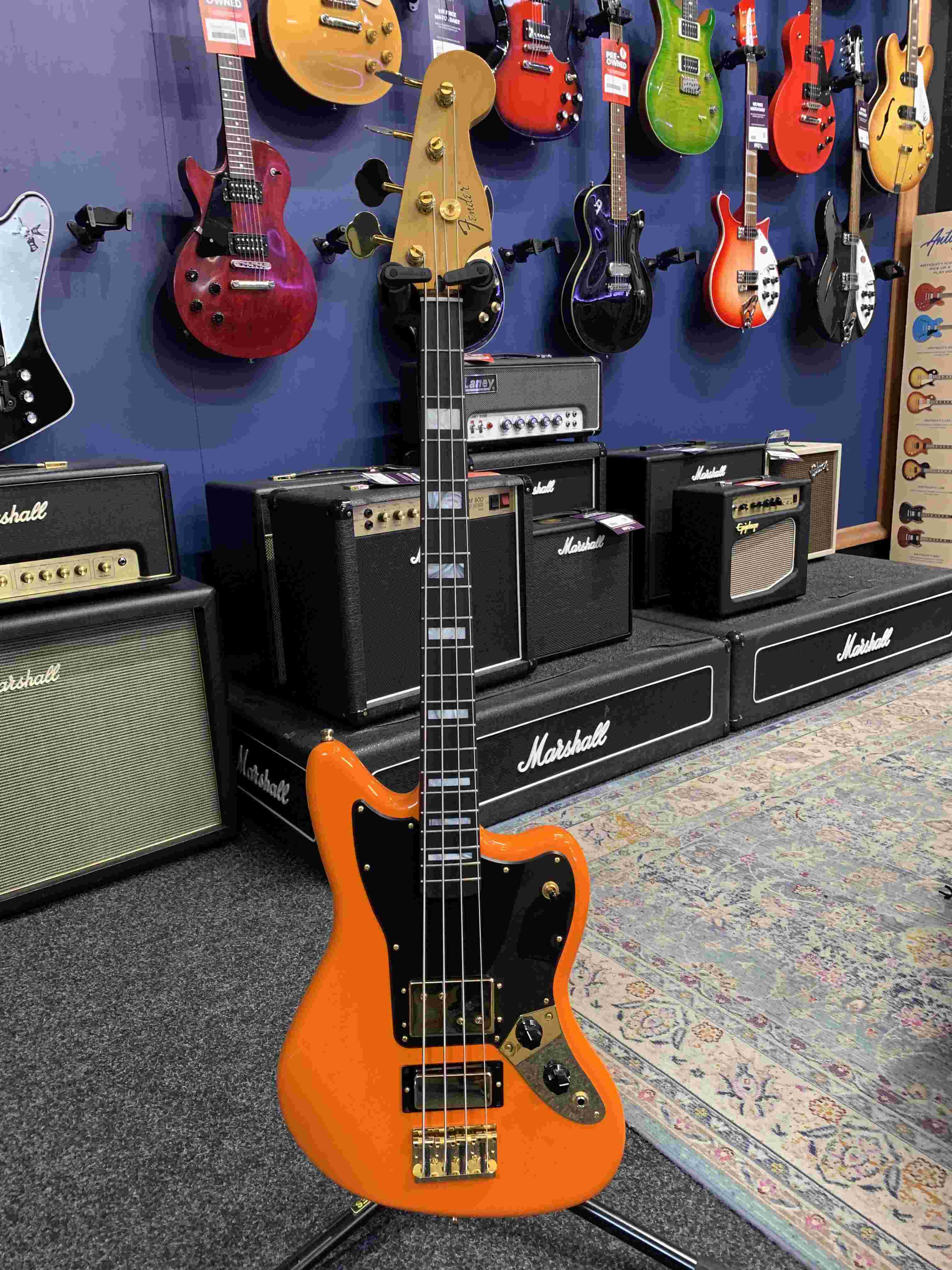 An image of Pre-Owned Fender Limited Edition Mike Kerr Jaguar TBO (048088) | PMT Online