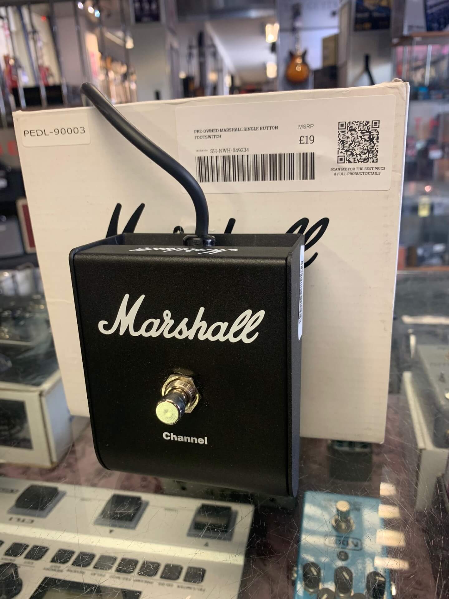 An image of Pre-owned Marshall Single Button Footswi (049234) | PMT Online