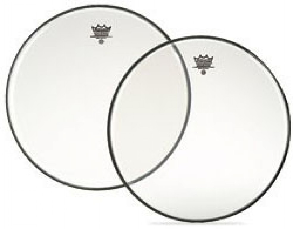 An image of Remo 20" Ambassador Clear Bass Drum Head | PMT Online