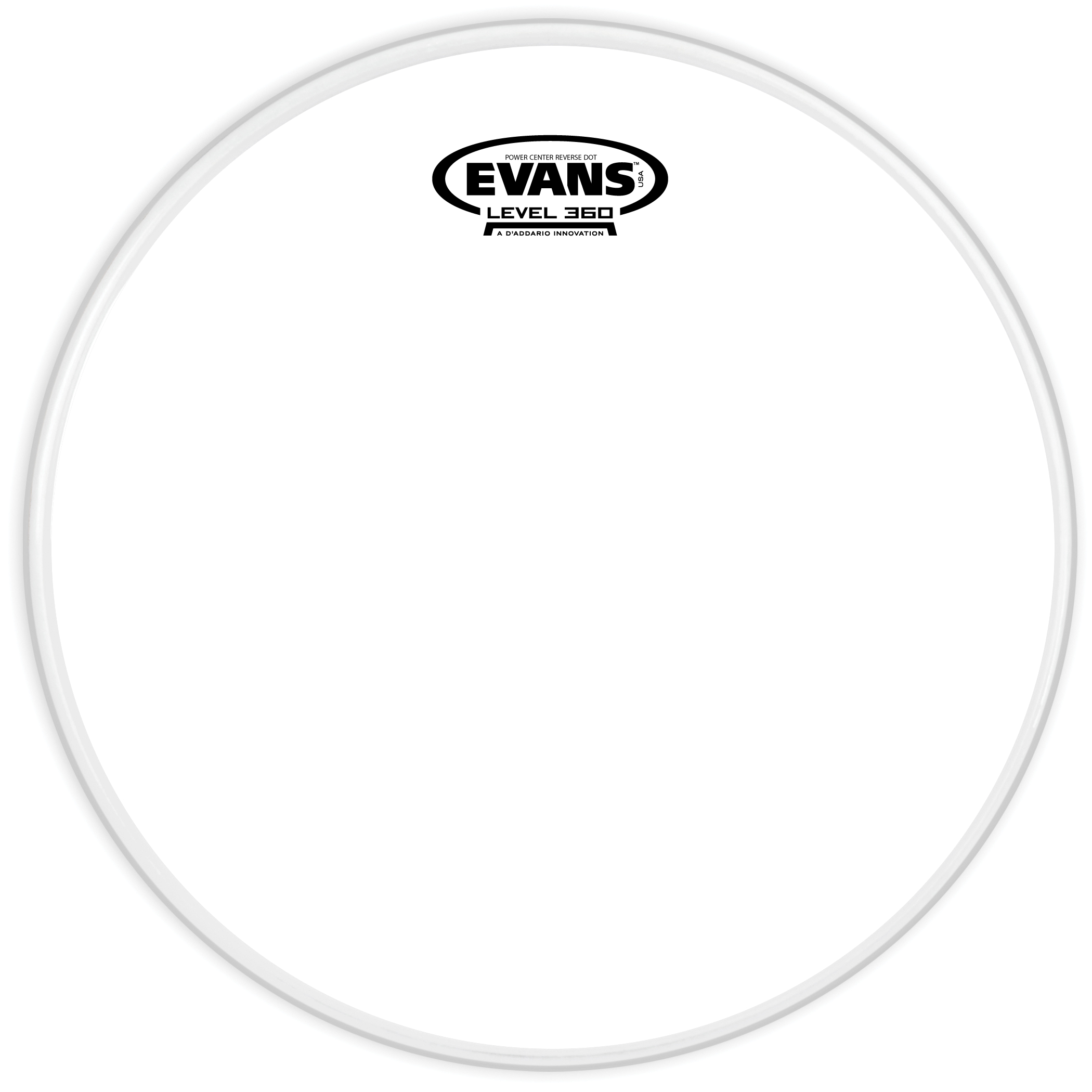 An image of Evans Power Center Reverse Dot Drum Head, 13 Inch | PMT Online