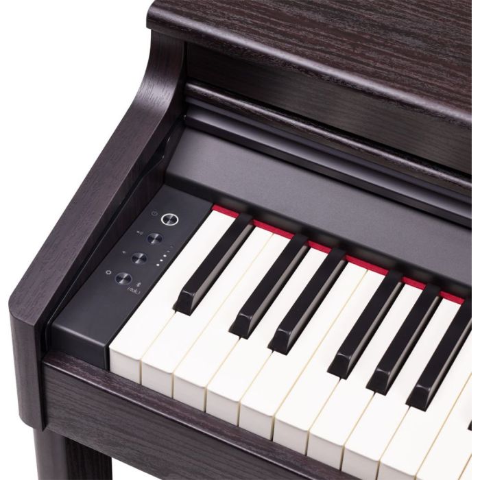 Volume controls on a Roland RP701 Digital Piano, Dark Rosewood
