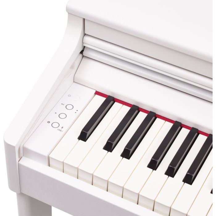 Roland RP701 Digital Piano White volume controls