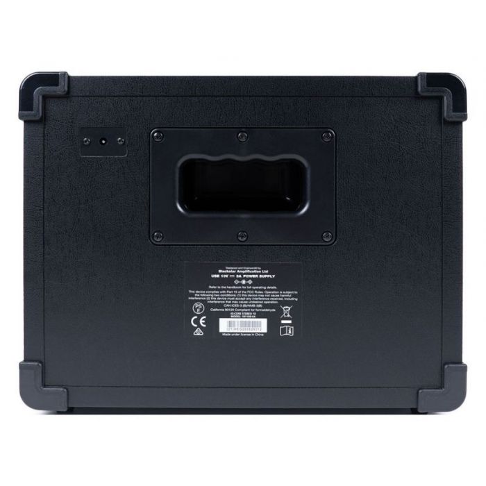 Rear view of a Blackstar ID:CORE 10 V3 10w Digital Guitar Combo Amplifier