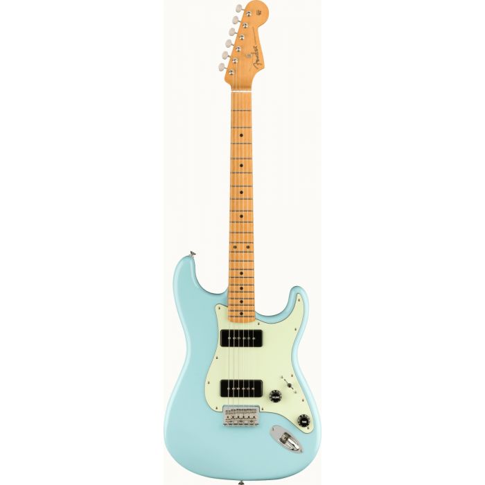 Fender Noventa Stratocaster MN, Daphne Blue front
