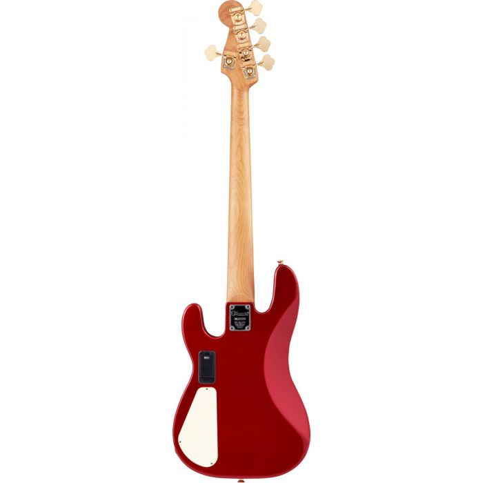 Charvel Pro-Mod San Dimas Bass Guitar JJ V MN, Cy Apple Red Rear