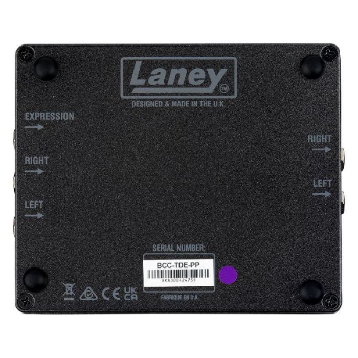 Laney Black Country Customs The Difference Engine Pedal underneath view