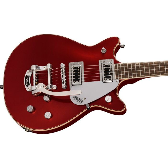 Gretsch G5232T Electromatic Double Jet FT with Bigsby IL Firestick Red, angled view
