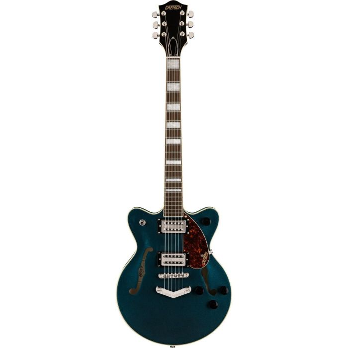 Gretsch G2655 Streamliner Ctr Block Jr Double Cut with V Stoptail IL Midnight Sapphire, front view