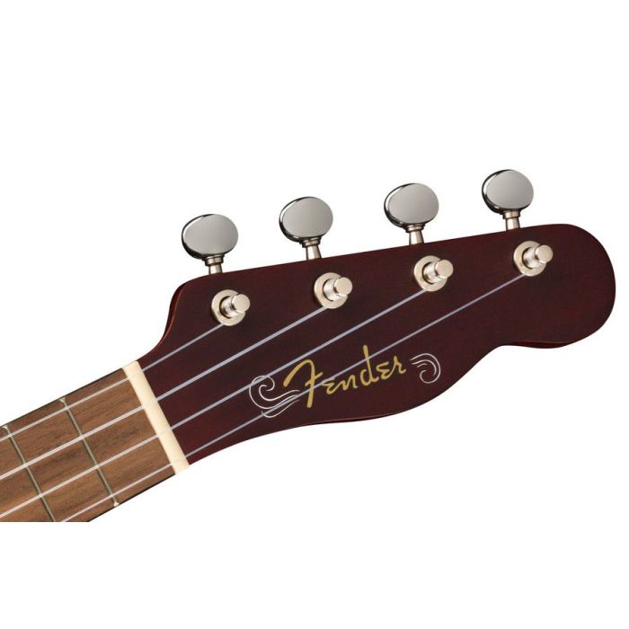 Fender Venice Soprano Uke WN 2 Color Sunburst, headstock front